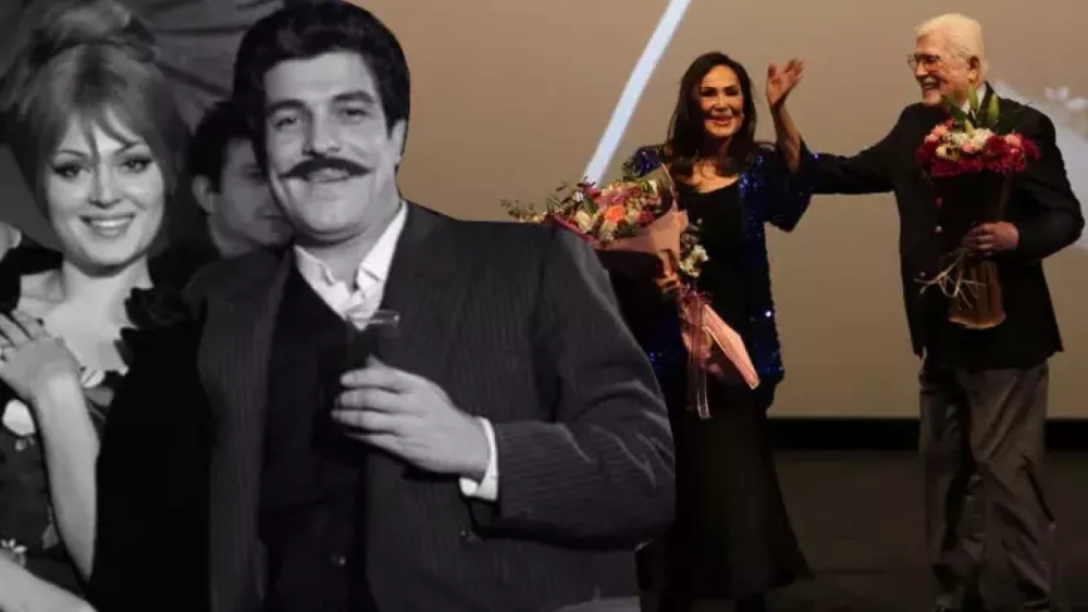 2 dev sahnede! Türkan Şoray ve İzzet Günay 57 yıl sonra yan yana
