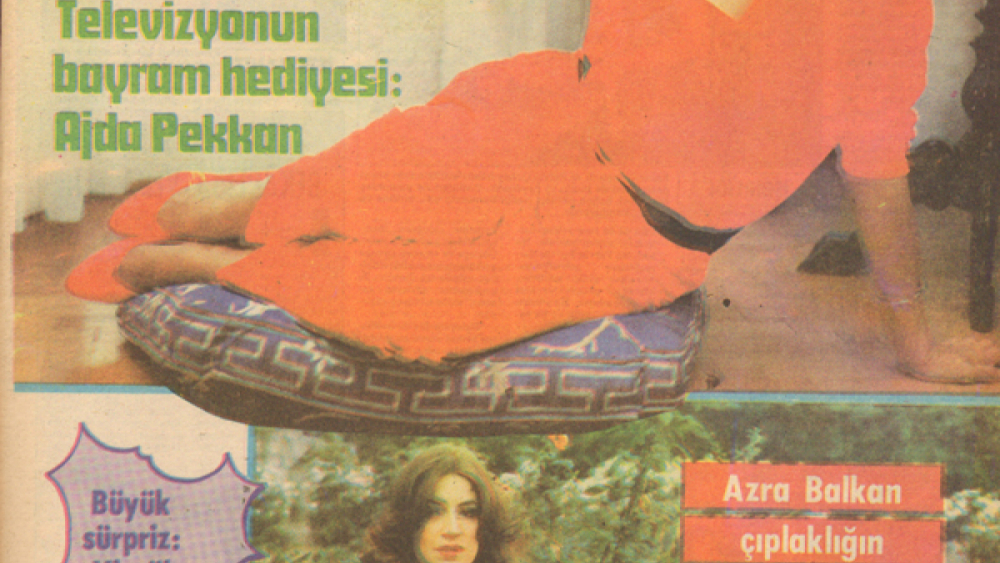 TELE MAGAZİN SAYI:33 TEMMUZ 1982 AJDA PEKKAN-AZRA BALKAN-AYŞE EGESOY