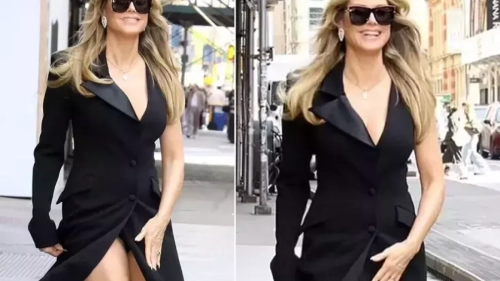 Rüzgarın azizliğine uğrayan ünlü model iç çamaşırı görününce ne yapacağını şaşırdı